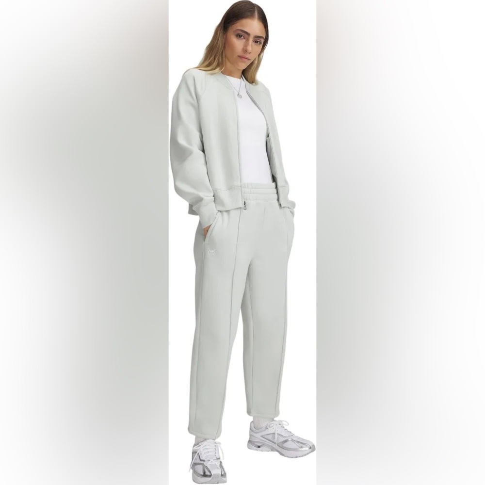 !SET2️⃣!  Under Armour Rival Fleece Pintuck Pants and Bomber Jacket set. Sz L